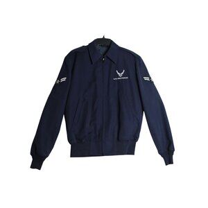 U.S. Air Force DSCP Wings Collection Men’s Blue Bomber Jacket Size 40R